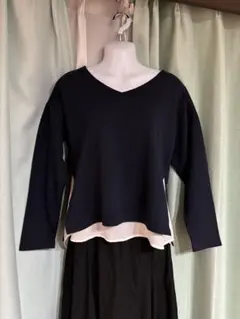 1564.URBAN RESEARCH ネイビー 長袖カットソー☆