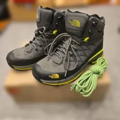 ノースフェイス ゴアテックス トレッキングシューズ 25cm グレー