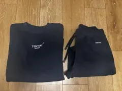 TENTIAL BAKUNE 上下セット スウェット メンズ ネイビー