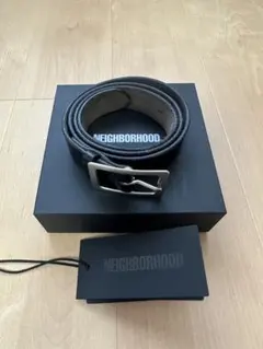 NEIGHBORHOOD レザーベルト ブラック Lサイズのサムネイル