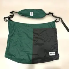 ROOTOTE ショルダーバッグ 肩ベルト小収納付 軽量 エコバッグ 緑⁠のサムネイル