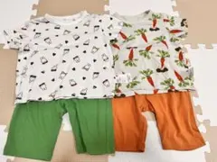 UNIQLO パジャマ うさこちゃん やさいさん 2点セットのサムネイル