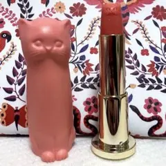 【新品未使用】ポールアンドジョー　猫型ピンクリップケースとオレンジ猫リップセット