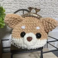 ワンコちゃんがま口財布
