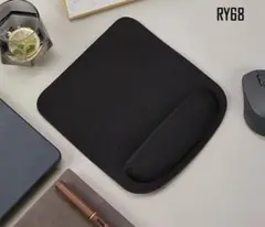 RY68.エレコム マウスパッド リストレスト ふんわりやわらか クッ[q5l2