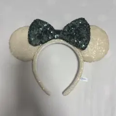 ディズニー カチューシャ スパンコール ミニー型 グッズ クリスマス 2024