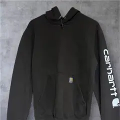 Carhartt パーカー 袖ロゴ ブラウン S フーディ カーハートのサムネイル