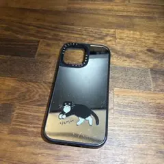 CASETiFY iPhone16 ケース ミラー 猫デザイン