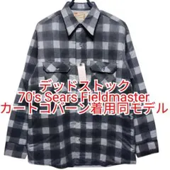 新品 カートコバーン着用 同柄同色 70s sears ネルシャツ ビンテージ