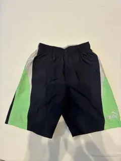 PUMA 男の子用水着 ネイビー/グリーン