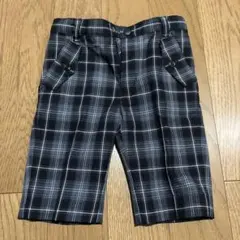 COMME CA ISM チェック柄 ハーフパンツ