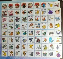 レア 平成レトロ ポケモン シール 12枚 劇場版 映画 ポケモン図鑑 2000