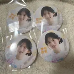 超ときめき宣伝部 菅田愛貴 缶バッジ 4個セット ときめき賞 組長くじ