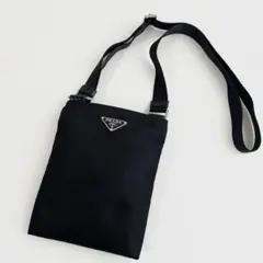 極美品〜美品✨PRADA プラダ ショルダーバッグ サコッシュ ナイロン×レザー