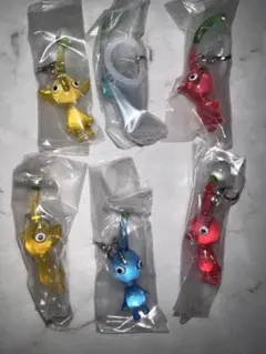 し*ね様 ピクミン めじるしアクセサリー 赤 青 黄色 6種類セット