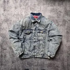 一点物恐竜 ペイント デニムジャケット バックプリント ジュラシック 