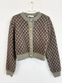 ZARA ニットカーディガン
