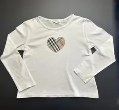 Burberry ハートカットソー 長袖140A