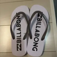 新品未使用 BILLABONG ビーチサンダル ホワイト グレーのサムネイル