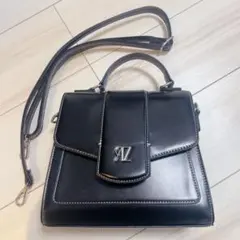 美品AZUL BY MOUSSY ショルダー　ハンドバッグ2way　ブラック黒