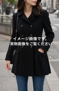 ダブルブレスト ピーコート