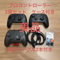 Nintendo Switch Pro コントローラー　2個　ケース付き