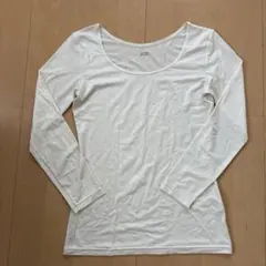 ユニクロ HEATTECH ホワイト 長袖 Mサイズ