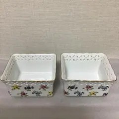 セラミックアートアカデミー　小物入れ　砂糖入れ　2個組