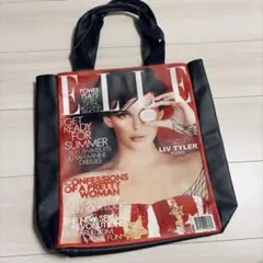 雑誌プリント　防水　トートバッグ　ビッグサイズ