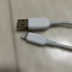 Anker Lightningケーブル ホワイト