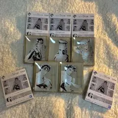 ジョジョの奇妙な冒険  一番くじ  G賞  ガラス皿5枚セット