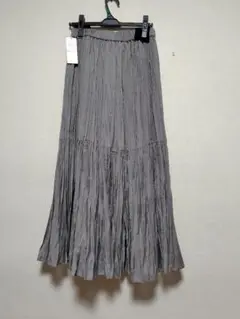 【自由区】未使用 今季完売 17%OFF ハンドワッシャープリーツスカート