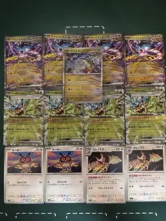 タケルライコex、オーガポンみどりのめん、タケルライコR、ヨルノズク　13枚