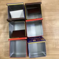 お菓子収納缶ケース　6個