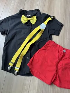 ミッキー 半袖 半ズボンセットアップ 110センチ