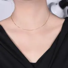 SALEスネークチェーン ネックレス 1.2mm サージカルステンレス ゴールド