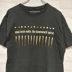 ナイインチネイルズNine Inch Nails Tシャツ ペンキ後黒フェード
