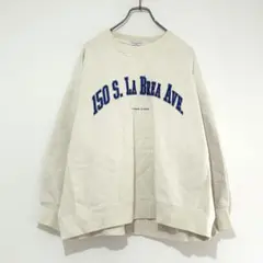 n1438 【アメリカンラグシー】カレッジロゴ 刺繍 スウェット ユニセックスのサムネイル