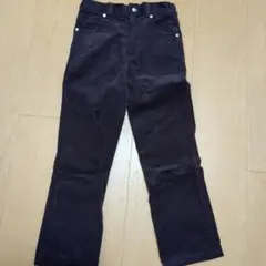 130サイズ 西松屋 コーデュロイ パンツ ダークブラウン