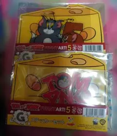 トムとジェリー ハッピーくじ 　G賞　ステッカーセット