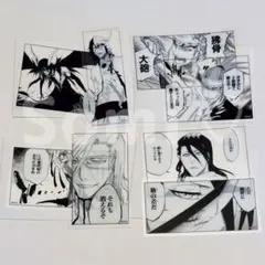 BLEACH クリアステッカー ⑤ ウルキオラ 恋次 ザエルアポロ 白哉
