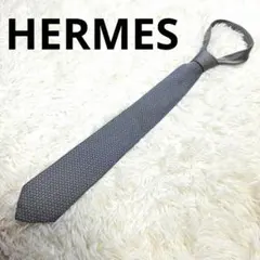 新品 美品 HERNO ブルー スクエア ドット ネクタイ シルク イタリア製