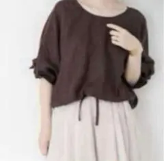 美品⭐︎アーバンリサーチロッソ リボンスリーブプルオーバー