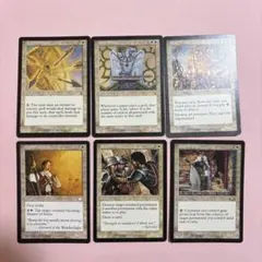 （19）MTG 白カード 6枚セット 英語版