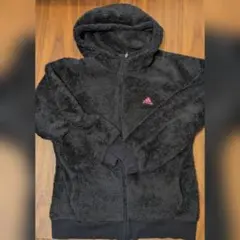 黒 フリースジャケット