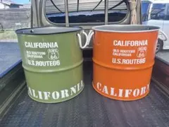 CALIFORNIA U.S. ROUTE66 ドラム缶型プランターのサムネイル