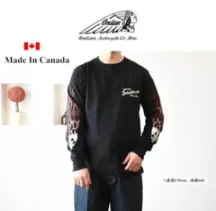 カナダ製　Indian Motorcycle ロンTシャツ　東洋エンタープライズのサムネイル