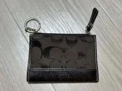 COACH シグネチャー コインケース キーリング付　送料込み