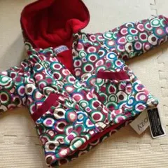 Snoozyあったかフード付きジャンパー内側フリース80サイズ北欧厚手