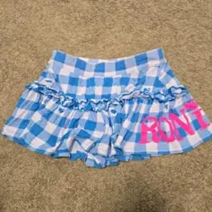 ロニィ　RONI　スカート　チェック　Lサイズ　キュロット